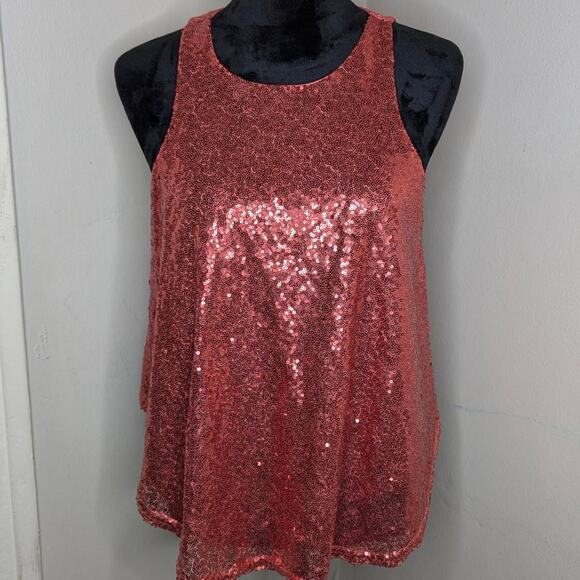 Sequin tank top pit to - Picture 1 of 4